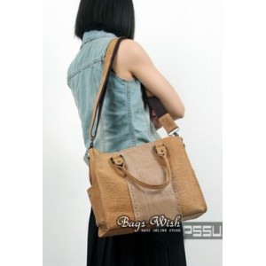 cowhide Trendy handbag