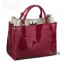 patent leather handbag