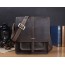 Leather messenger bags for men coffee