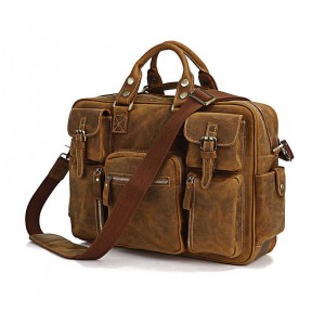 Khaki business briefcase