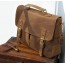 brown leather briefcase