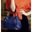 blue Satchel handbag