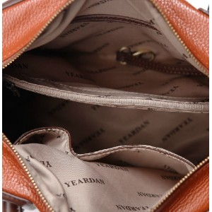 cowhide Travel shoulder bag