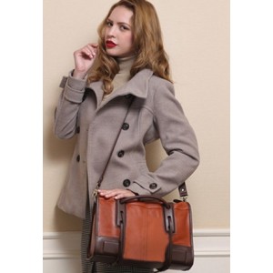 leather retro shoulder bag