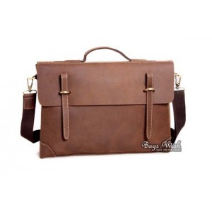 tan Leather bag briefcase