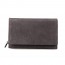 grey Trifold leather wallet