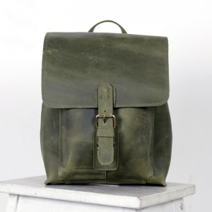 green vintage backpacks