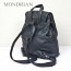 black Cute leather backpack