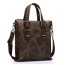 Distressed leather messenger bag men