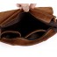 brown Mens vintage leather messenger bag