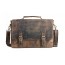 Vintage leather briefcase brown