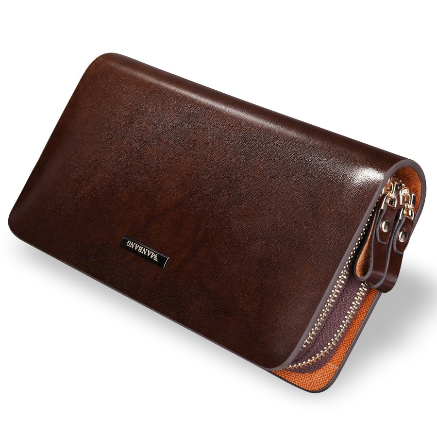 Men&#39;s genuine leather clutch, Business leather hand bag - BagsWish