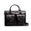 black Leather briefcase bag