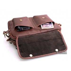 16 leather laptop shoulder bag