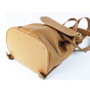 apricot Womans leather backpack