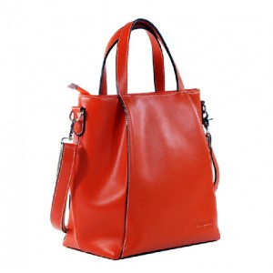 red Messenger handbag