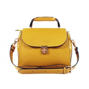 yellow Satchel handbag