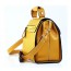 Satchel handbag yellow