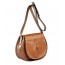Leather hobo handbag