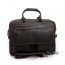 black Vintage leather briefcase for men