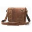 Leather briefcase vintage brown