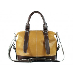 Leather handbag, leather tote bag