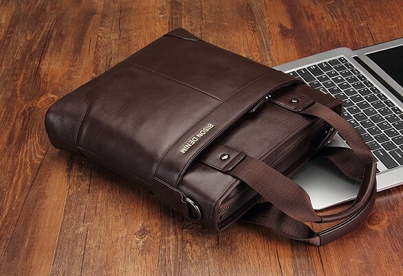 Mens leather messenger bag sale, mens satchel - BagsWish