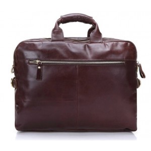 Vintage leather briefcase for men