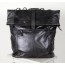 grey mens leather backpack