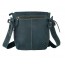 blue leather messenger bag for men