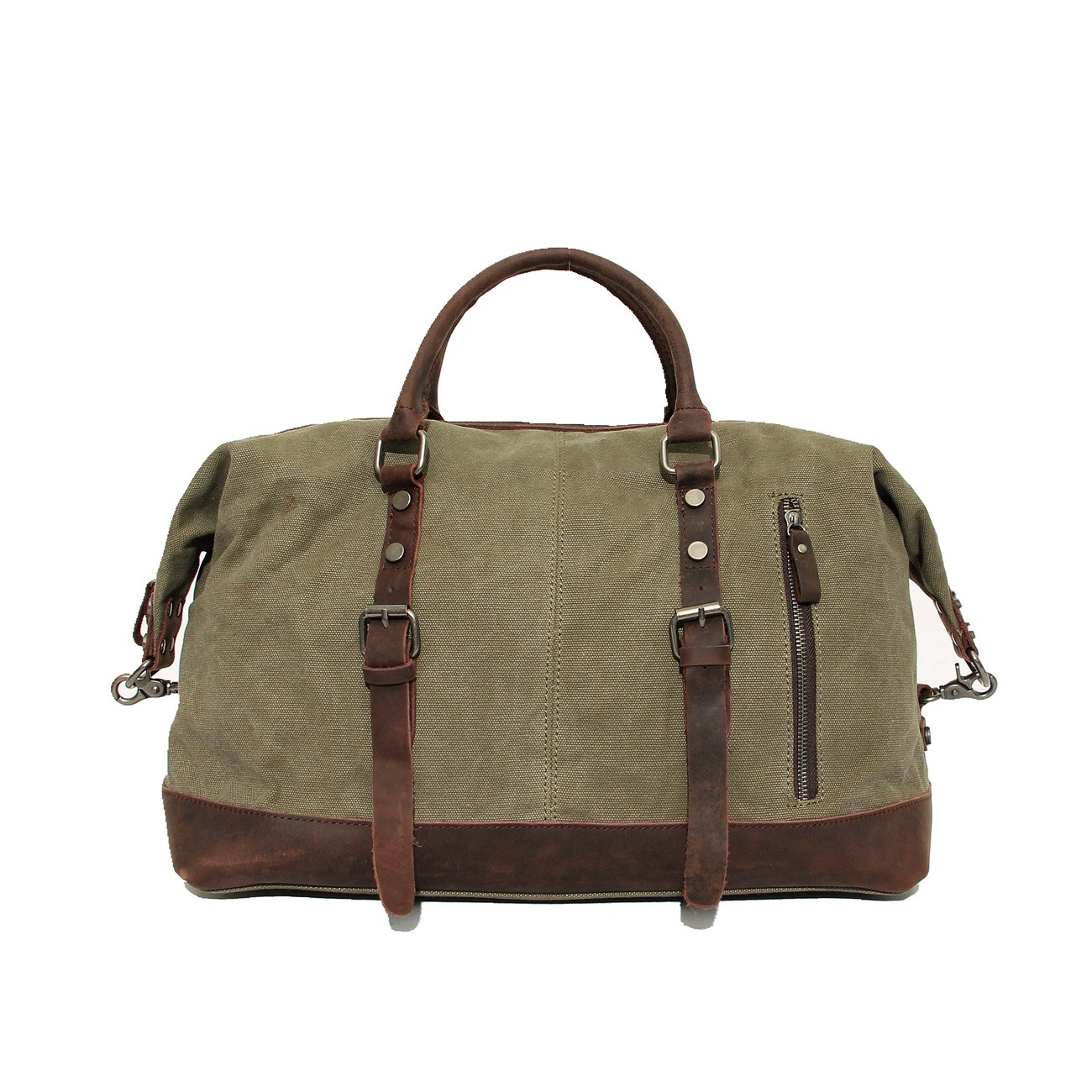 Large men and women&#39;s travel bag, retro leather washed canvas bags - BagsWish