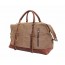 coffee retro leather washed canvas bags