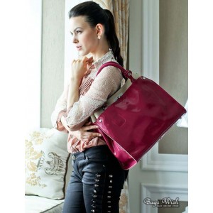 womens classic leather handbag