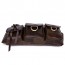classic coffee leather purse