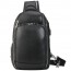 BLACK Outdoor leisure cowhide chest pack