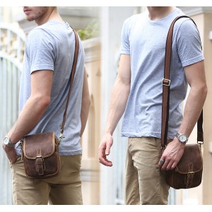 Genuine Leather Iphone Messenger Bag