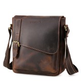 Highest Quality Leather Satchel, Gents Retro Messenger Bag