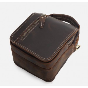 Small And Large Capacity Leather Messenger Bag