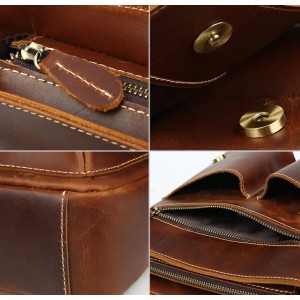 Scripture Leather Messenger Bag