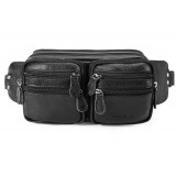Fashion High-capacity Leather Fanny Pack