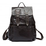 COFFEE New Look Leather Backpacks