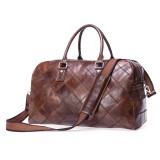 COFFEE Retro Leather Travel Bags