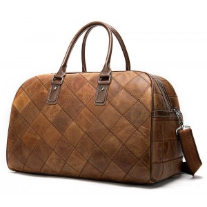 BROWN Retro Leather Travel Bags