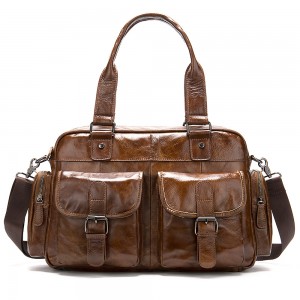 Retro Cowhide Messenger Bag, Travel Ipad Bag