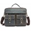 GREY Mens Leather Messenger Bags