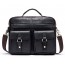 BLACK Mens Leather Messenger Bags