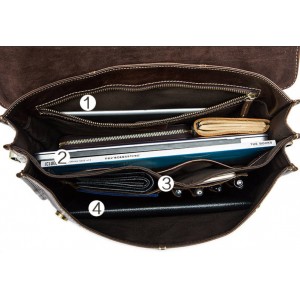 Retro Leather Business Briefcase
