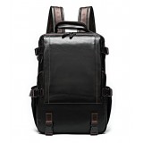 15 Inch Computer Rucksacks, Retro Real Leather Backpacks