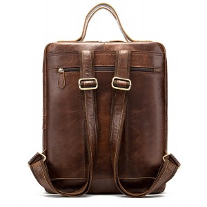 Cowhide Laptop High-capacity Travel Rucksack