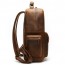 High-capacity Cowhide Rugged Journey Rucksack